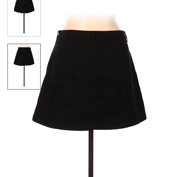 Denim A Line Skirt - Picture 2 of 4